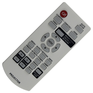 รีโมทคอนโทรล N2QAYA000116 ใช้ได้กับโปรเจคเตอร์ <span class=keywords><strong>Panasonic</strong></span> รุ่น PT-LB332 PT-TX312 PT-TW342 PT-LW362 PT-LW312 PT-LB412 อะไหล่ - Product Image 1