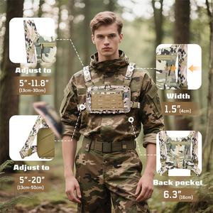 Bolsa Táctica de Pecho para Exteriores, Bolsa de Pecho EDC Molle, Bolsa de Utilidad para Entrenamientos, Senderismo y Pesca - Product Image 6
