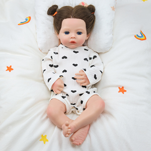 Juguetes Educativos de Alta Calidad, Muñeca Reborn de Silicona Hecha a Mano de 18 Pulgadas con Piel 3D, Muñeca de Moda para Recién Nacidos, Juguete DIY - Product Image 3