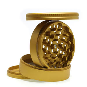 Grinder per Erbe Aromatiche Multi-Misura 63/75/100mm <span class=keywords><strong>a</strong></span> 4 Strati in Lega di Alluminio con Logo Personalizzato, Vendita all'Ingrosso - Product Image 3