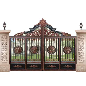 Foshan Fabrikant Aluminium Gate Frame Villa Aluminium Poort Deur