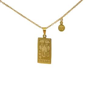 Mode Twaalf Constellatoir Sterrenbeeld Vergulde Zilveren Roestvrijstalen Ketting - Product Image 1