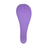 Vente directe d'usine, brosse à cheveux de grande taille de couleur beige/rose avec coussin d'air, brosse démêlante pour tous les types de cheveux, humide ou sec
