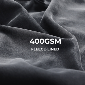 400GSM <b>Fleece</b> <b>Lined</b> Wide Leg Sweatpants Elastic Waist Custom Logo Loose Fit Casual Straight <b>Trousers</b> - Product Image 5