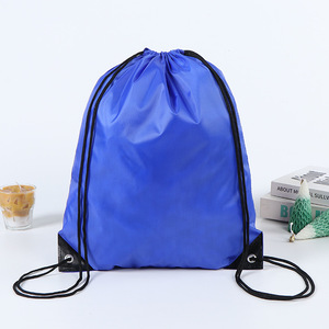 Trọng lượng nhẹ có thể gập lại dây kéo túi sinh thái thân thiện tùy chỉnh in ấn Ba lô phòng tập thể dục trường ngoài trời Nylon Ba lô - Product Image 6