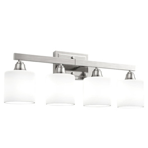 Modern 4-Light Wall Mount <b>LED</b> <b>Vanity</b> Light Aluminum Alloy <b>Mirror</b> Lamp Bathroom Lighting - Product Image 5