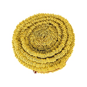 Ataduras de alambre de doble lazo recubiertas de PVC amarillo HF para atar con firmeza barras de acero para una distribución estandarizada del refuerzo en la construcción - Product Image 5