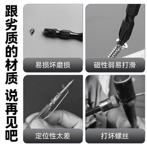 Phillips Bit Spring Positioning Screwdriver Bit Magnetic Reset Type Industrial Grade 1 Pcs - Product Image 5