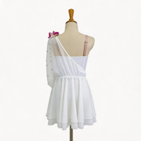 Costume de ballet blanc Cupidon AL-S0110 pour enfants, femmes et adultes, robe de performance et de compétition décorée de fleurs, tutu de ballet