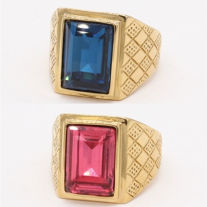 Anillos de Acero Inoxidable 316l para Hombre al por Mayor, Joyería de Oro de 18k para Hombre, Anillos de Acero Inoxidable, Anillos de Joyería de Moda - Product Image 5