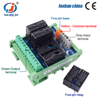 Module relais Hongfa 4 canaux 1NO 1NC 5 broches JQX-115F relais SPDT 24VDC pour le contrôle de l'automatisation industrielle