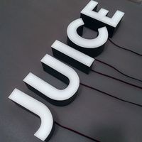 Panneau publicitaire lumineux en lettres acryliques 3D LED DakeSign, conception gratuite, OEM ODM, décoration de devanture de magasin commercial