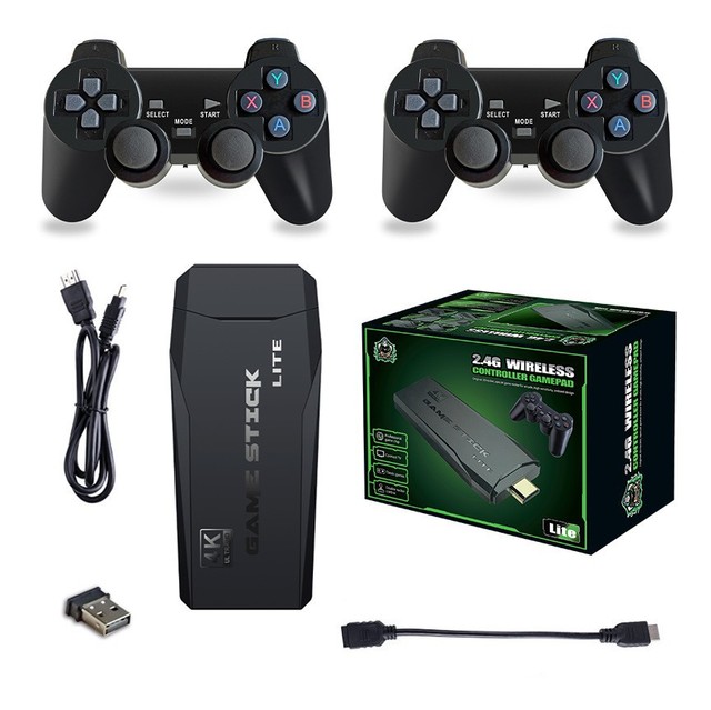 Built-in 20000+Games Retro Game Console Double Wireless Controller Play Arcade HD TV Video Game Console M8 Game Stick