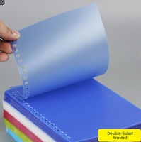 B5 Transparenter PP Spiralnotizbuch-Umschlag mit Fotokartenhüllen und Bindemittel-Kartenprotektoren Laminierung Druck