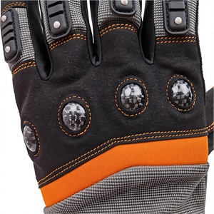 Custom for Forklift Truck <b>Driver</b> Construction Mechanic Work <b>Gloves</b> Grain Elasticated Wrist Closure Anti-Vibration Heat - Product Image 1