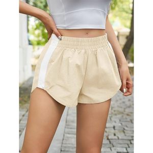 Fisoew <b>Women's</b> High Waisted Spandex/Polyester Track <b>Shorts</b> Quick Dry Athletic Running <b>Shorts</b> - Product Image 2