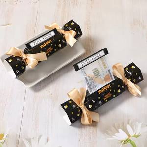 Pochette à tirette d'<span class=keywords><strong>anniversaire</strong></span> surprise en or noir DIY Cadeaux de fête personnalisés Tirelire Style <span class=keywords><strong>carte</strong></span> de voeux - Product Image 6