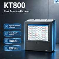 Pencatat Data Tanpa Kertas Pangu 48 Kanal KT800 Sinyal Universal Kanal Input RS485 ISO CE Pabrik Produsen