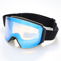 Lunettes de ski personnalisées Lunettes de neige pour adultes avec verres interchangeables Lunettes de ski magnétiques anti-buée Lunettes de snowboard vente en gros