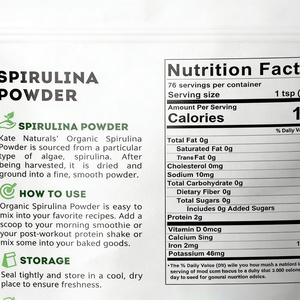 OEM ODM OBM Extracto Herbal de Espirulina en Polvo, Suplemento Nutricional a Granel para el Control de Energía en Adultos - Product Image 2