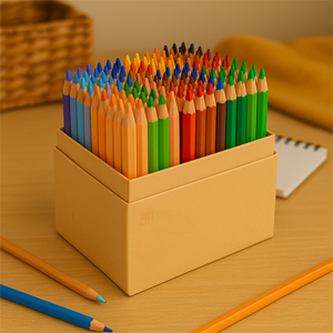 Vendita calda al Neon rotondo Jumbo matite colorate in legno matita evidenziatore per disegnare giocattoli - Product Image 3