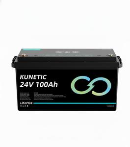 Batería de Ciclo Profundo de 12v 24v 48v 100ah 200ah 300ah, 6000 Ciclos, KUNETIC, para Campers, Motores Marinos y de Pesca - Product Image 2