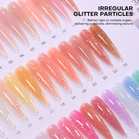 Gel de construction en pots de marque propre, collection de gels durs sans HEMA, sans chaleur, certifié CPSR, logo personnalisé pour salons de beauté professionnels