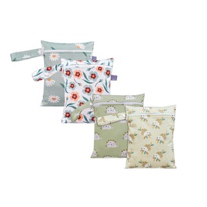 Elinfant Ecological Waterproof Swimwear Swimming Pool Bags Custom Fashion Cloth <strong>Nappy</strong> <strong>Storage</strong> Tote Wet Bag 18*25CM One Zipper - Product Image 1