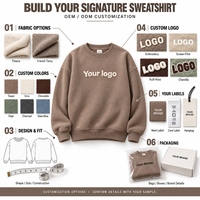 Sweat-shirt surdimensionné pour enfants avec logo personnalisé, impression en relief, col rond, épaules tombantes, pull pour garçons et filles, vente en gros, marque privée