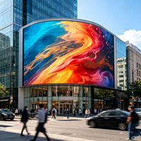 Module LED flexible incurvé P2.5, panneau d'affichage LED publicitaire extérieur pour mur vidéo personnalisable et pliable