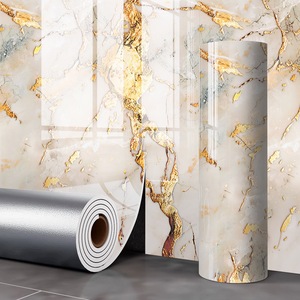 Adesivi Murali 3D in Vinile Autoadesivo, Materiale Ecologico, Moderno, Testurizzato, Impermeabile, Antiolio, Effetto Marmo per Soggiorno e <span class=keywords><strong>Palestra</strong></span> - Product Image 6