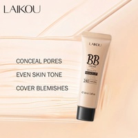 Crème BB LAIKOU, base de maquillage liquide pour le visage, fond de teint waterproof longue tenue, correcteur facial, crème éclaircissante, hydratant, protection solaire