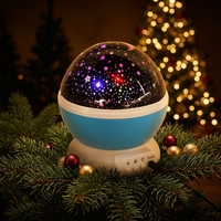 Projecteur de ciel étoilé JIN PENG - Lampe LED rotative Lune - Décoration pour chambre d'enfant et bébé