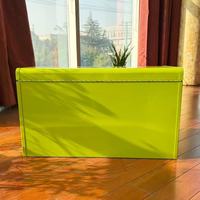 Armoire à outils à double couche, robuste, à 4 roues, avec poignées