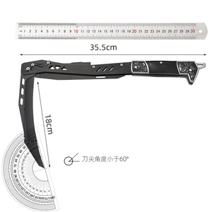 Scie-sabre pliable multifonctionnelle pour l'extérieur, outil de survie pour le camping et le jardinage - Scies-sabres de qualité supérieure avec conception de sécurité - Product Image 6
