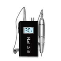Lime à ongles électrique 30000 tr/min rechargeable portable pour le retrait de gel et d'acrylique