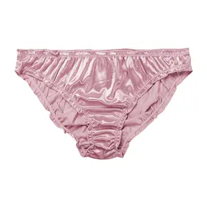 B2 Green Pink White  High Cut Waist Stretch Smooth Sissy Bikini Panties M L