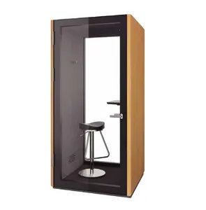 2022 Easy To Install Silence Phone Box Room Soundproof Use Movable And Office Meeting Pods