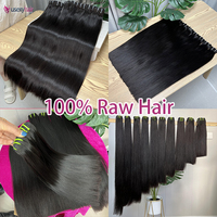 Venta al por Mayor de Cabello Rizado Vietnamita Birmano Crudo, Cabello Humano Virgen Sin Procesar en Paquetes