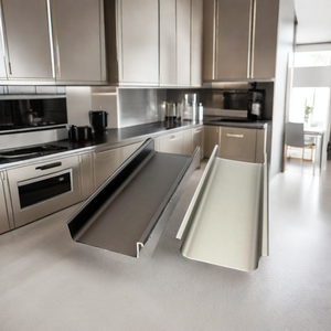 Profil de poignée de meuble en aluminium série 6000 XINGQIU 6063-T5 avec couleur et traitement de surface personnalisés et service de découpe - Product Image 3