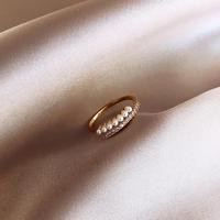 Nouvelle bague pour femme, style tendance, bouche ouverte, style célébrité d'Internet, style froid, design de niche, décoration, luxe léger, cuivre