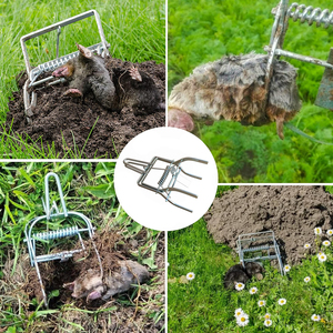 Trappole <span class=keywords><strong>per</strong></span> <span class=keywords><strong>Talpe</strong></span> Zincate di Alta Qualità Riutilizzabili <span class=keywords><strong>per</strong></span> il Controllo dei Parassiti in Giardino e Prato - Product Image 6