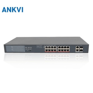 สวิตช์กิกะบิต POE 16+2+2 SFP แบบติดตั้งบนแร็ค IEEE802.3AT AF 128G KU-9016G - Product Image 2