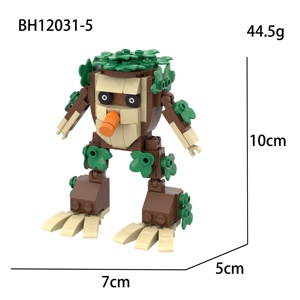 Uomo Warcraft cammello elefante Dendropithecus blocchi di costruzione giocattoli di legno - Product Image 3