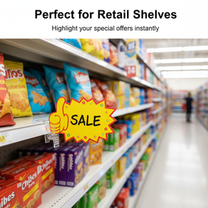 Ready-made wholesale 9x7cm price tags for supermarkets, fruits, promotional signs, and advertising paper <b>labels</b>. - Product Image 3