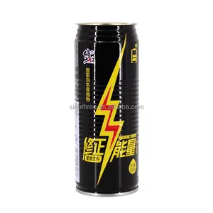 Factory Price Manufacturer Tinplate Beverage Can fruit juice coconut Milk energy drinks round food-grade sealed beverage can