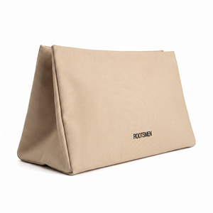 Sac de rangement élégant Off-white avec fermeture magnétique, sac cosmétique en toile pour le rangement du maquillage - Product Image 6