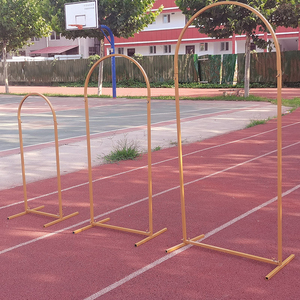 New 3pcs Props Metal Iron Flower Stand As Birthday Backdrop Wedding Stage Arch &amp; Welcome Road <strong>Lead</strong> Decoration - Product Image 4