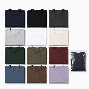 Camiseta Unisex Extra Grande de 240 g/m², Hombros Caídos, Ecológica, Transpirable, 100% Algodón Peinado, Lisa, Personalizable con Serigrafía - Product Image 6