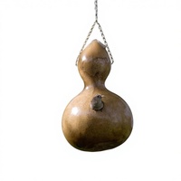 Gourde en bois pour la décoration intérieure, au toucher réel, symbolisant la bonne fortune, la longévité, la paix, la prospérité et la santé pour les générations à venir
